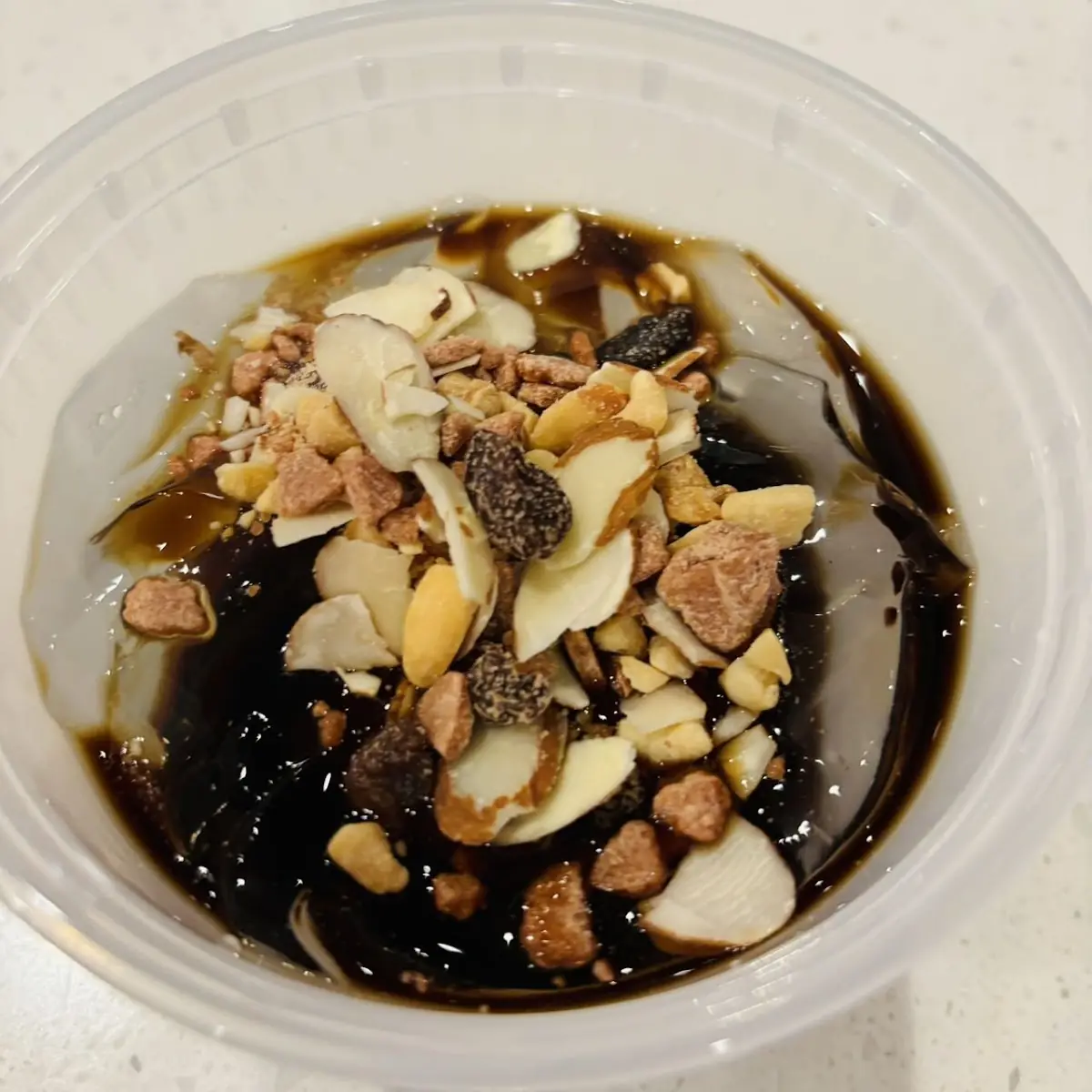 Cold Jelly with Brown Sugar 冰粉